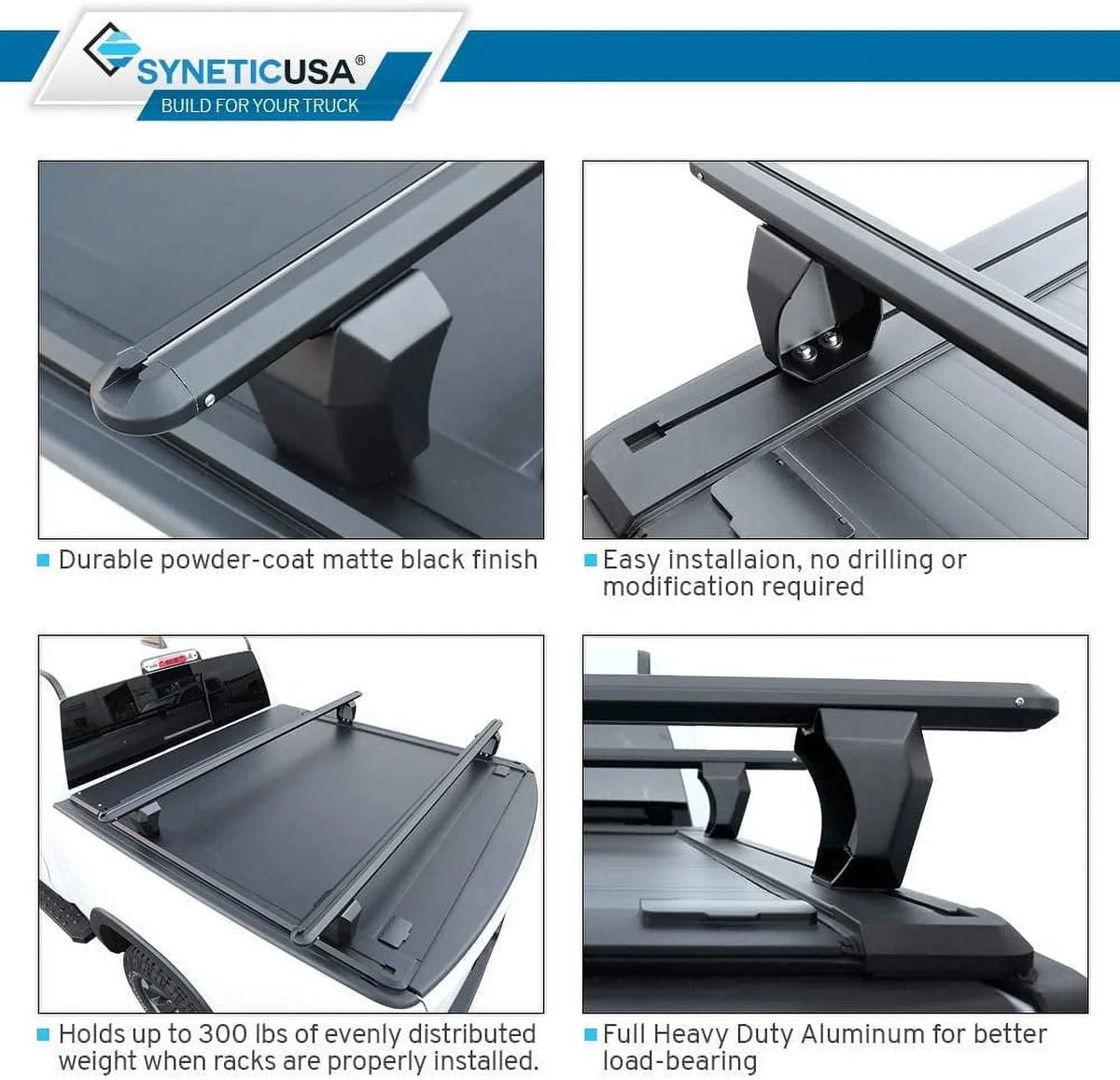Cross Syneticusa Tonneau with Aluminum Matte Waterproof (67.4”) Fits Low Cover 2019-2022 Hard Retractable Off Bars Ram 1500 Black 5'7" Bed Profile Road