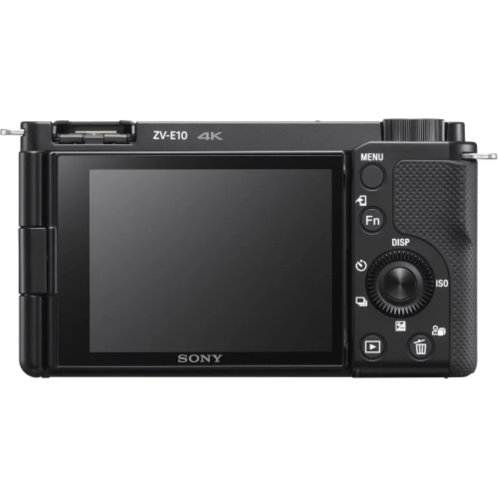 Camera Kit (Black) Items) Card Mirrorless Bag ZV-E10 64GB + (5 Flexible Cleaning Transcend Sony + Camera Bundle |16-50mm with Memory + Lens Tripod