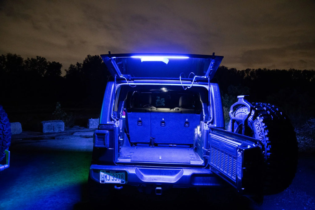 Jeep CJ, Brawlee Done By JKU, Remote LJ, Hardtop Interior TJ, Light of Bluetooth Bar -2023. Fits Right LED RGB Models JL,JLU All . 1987 with JK, Silicone Wranglers from