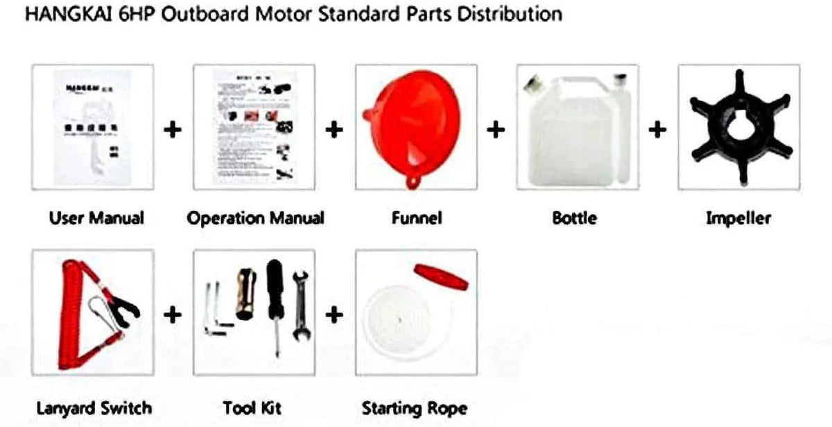 Durable Moto Water 2-Stroke CDI 6HP Aluminum Inflatable Cast Construction Fishing Boat FETCOI Cooling Outboard System Engine