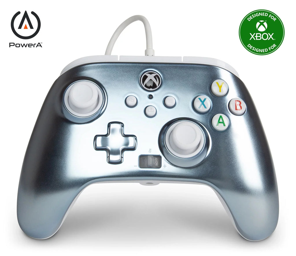 Series for PowerA Controller Metallic Xbox - X|S Wired Ice Enhanced