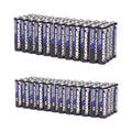 100 Duty Heavy Lot Batteries Batteries 200 AA AAA Panasonic 100 Wholesale + Pack