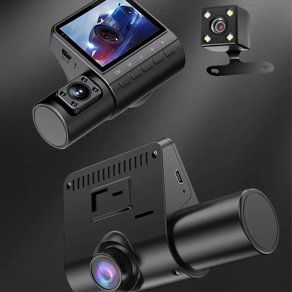 Dash DVR DVR Inch Camera 1080P Cam 3-Lens Camera,Inside Inside Screen Dash Nebublu 3-Lens Camera Dash Rear 2 Rear 3-Lens Support DVR Pinnaco Inch Dash 1080P 1080P Camera Dashcam