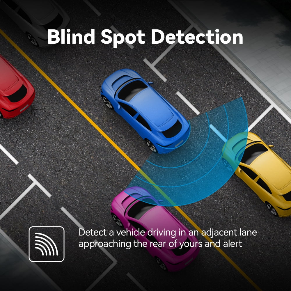 Front Parking Rear Backup Camera, Monitoring, PELSEE Rearview Full & Voice Free Cameras for Camera, 2160P Control, with 32GB Mirror 12" Cam Mirror Dash Cam Dual GPS Cars, Dash and Card 4K HD