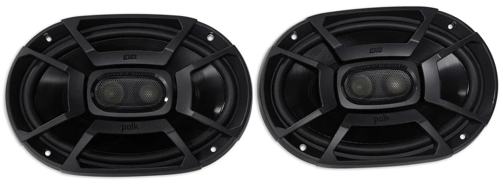 Polk 6X9" Audio DB692 Marine/ATV/Motorcycle/Boat 2) Speakers+Headphones 450w Car