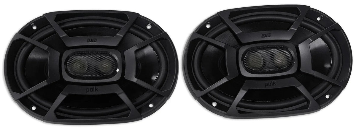 Polk 6X9" Audio DB692 Marine/ATV/Motorcycle/Boat 2) Speakers+Headphones 450w Car