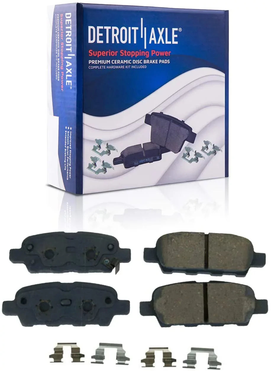 2015 and Pads Rear - Rotors Brakes Rotors 2015 Detroit Drilled & Ceramic & Slotted Brake Nissan Brake Rogue Front 11.65" 2016 2014 Kit Axle 2016 for Replacement: 2017