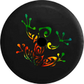 2018 Jeep Tribal Cover JL Frog RV 2019 for Wrangler Spare Tire Inch 33 Camera Tree Backup Tiedye