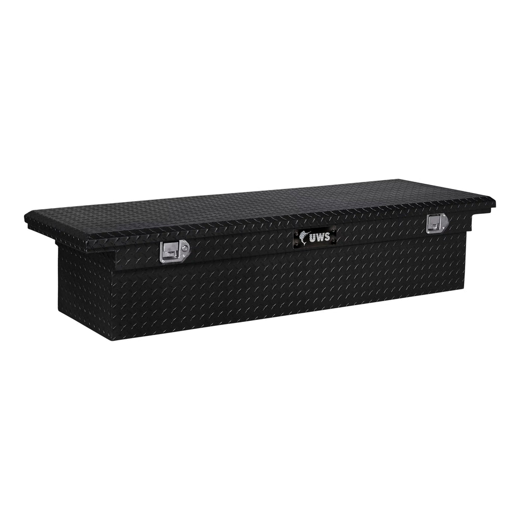 UWS Lid Tool Truck Low Profile, Black with Aluminum 72-Inch EC10592 Gloss RigidCore Heavy-Wall Box