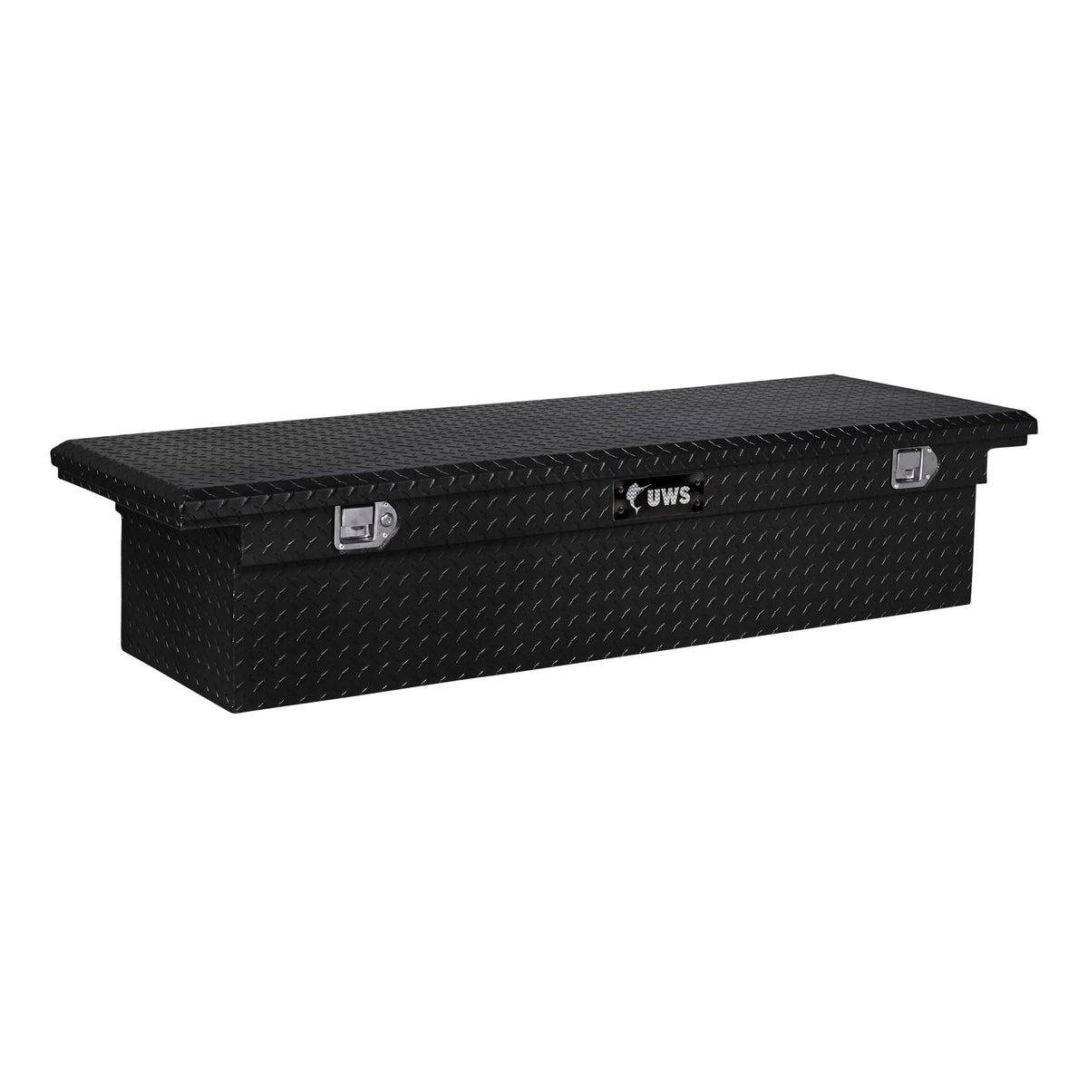 UWS Lid Tool Truck Low Profile, Black with Aluminum 72-Inch EC10592 Gloss RigidCore Heavy-Wall Box