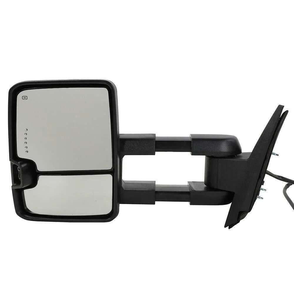 Heated Power Chevrolet Mirrors Towing For Chrome GMC Teledu LED Signal&Backup Lamp