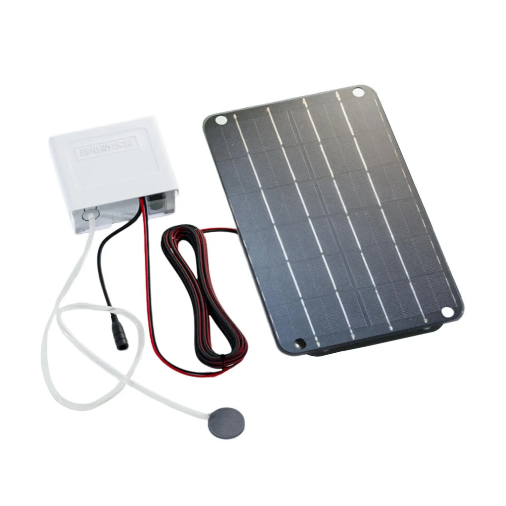 Solar for Aerator Pump Hydroponics Pump Powered Air Pond Air Pond Silent Solar Solar simhoa Pump,Aquarium Eco Oxygenator Friendly,6V