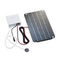 Solar for Aerator Pump Hydroponics Pump Powered Air Pond Air Pond Silent Solar Solar simhoa Pump,Aquarium Eco Oxygenator Friendly,6V