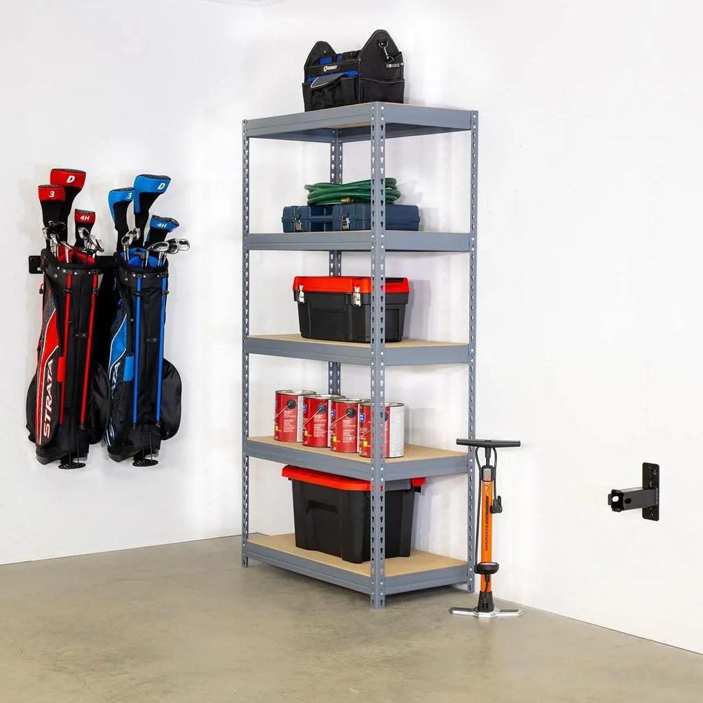 Rack Holds Lbs Organizer, Cargo Storage, Bike (1.25 Storeyourboard Hanging Mount, 175 Wall Hitch Max Trailer Garage Inch) And Hitch Receiver