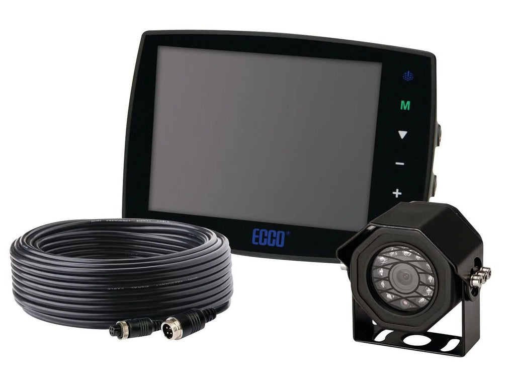 Safety View Rear Surface Monitor, Group Mount with System Cable Camera Gemineye 5.6 Ecco & in.