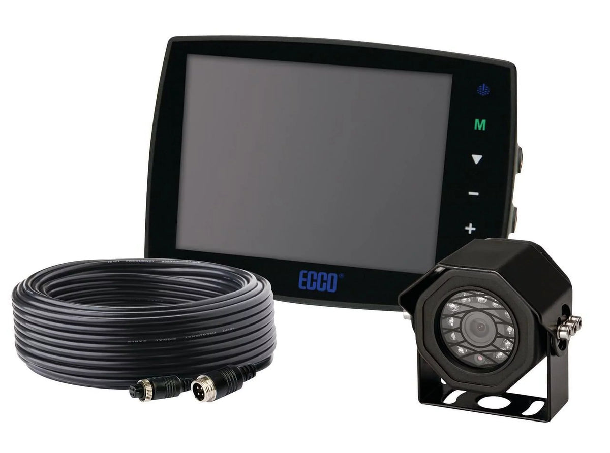 Safety View Rear Surface Monitor, Group Mount with System Cable Camera Gemineye 5.6 Ecco & in.