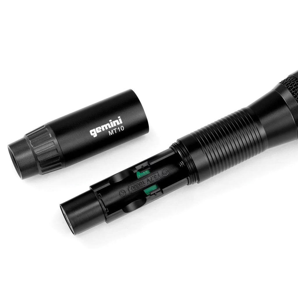 GMU-M100 Dual Gemini 15" Speaker Single Powered System, & Bluetooth Microphone LED Wireless UHF 843631170892