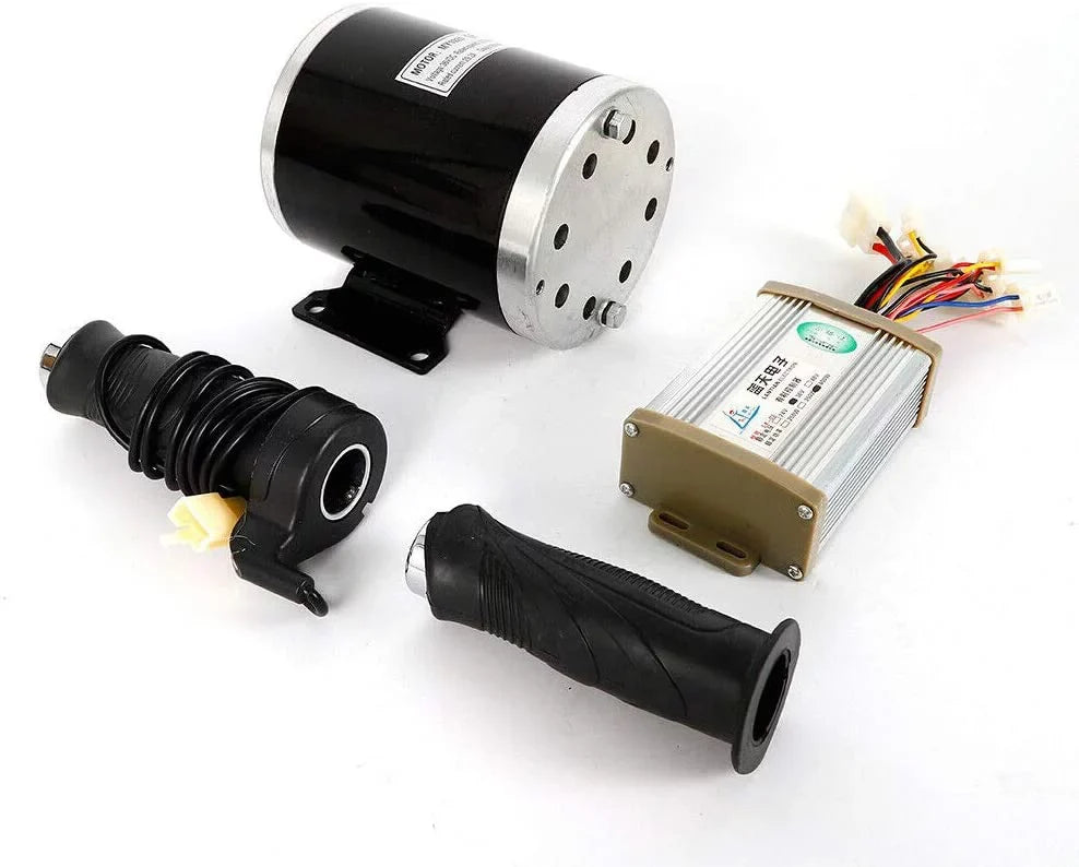 EVO Electric Scooter Scooter Motor 800W Trycicle Controller Electric Unite Kit E-Scooter Throttle Grip Motor Go Extreme E-Bike for Scooter Engine Motor Bike Bicycle Kart Speed Brushed Motor 36V
