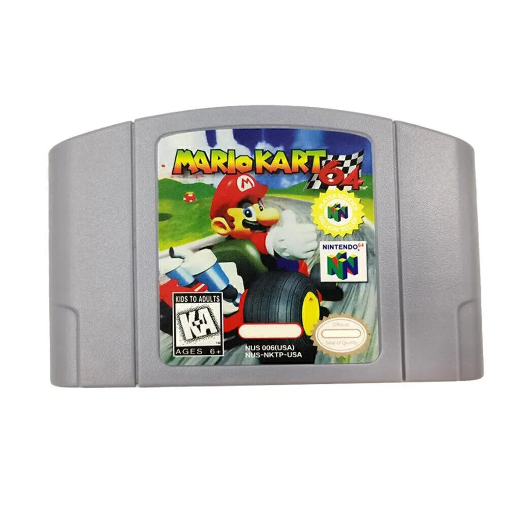 Cartridge US Nintendo N64 Game Version Card Mario For Console Kart 64 Version