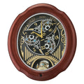 Crystals Melodies Pipes Wood QXM392BRH Motion, Traditional Frame Classic Chimes In and Rotating Music Seiko Pendulum Brown