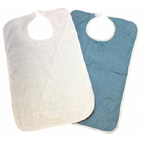 Classic and Pack - Closure BTB1834 12 Loop Cloth, Beck's Hook Terry Reusable Bib of