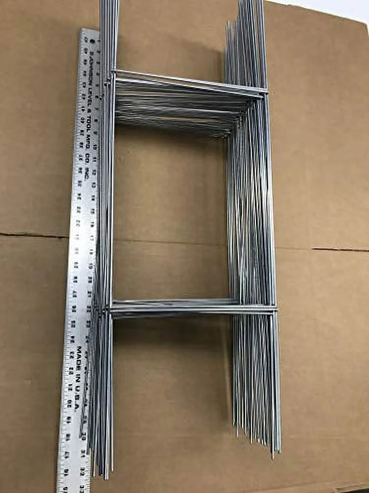 Use or Duty 50 10'' inch Stake Stake Wide, 30 x10 Pcs with Stake Signs, Double - Sign 5mm H-Frame - Heavy of 50 4mm (Pkg50StaKe30'') Wire Signs Stakes Tall Pack Corrugated 30'' Yard Metal