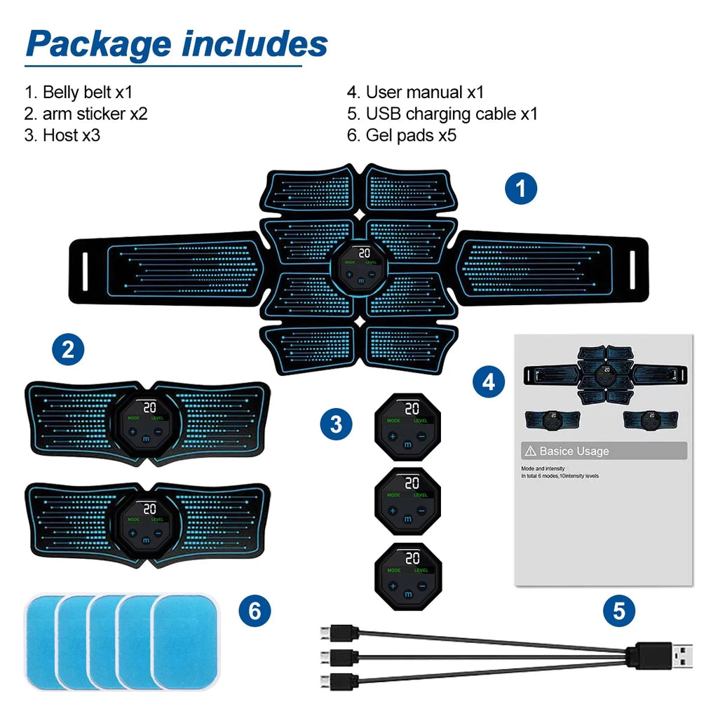 Equipment, Trainer, Kepeak Sport ABS ABS Belt Workout Abdominal Exercise Toning