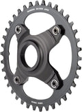 Chainline, 55mm Shimano Without Chainguard, SM-CRE80-B STEPS Chainring Black 38T -