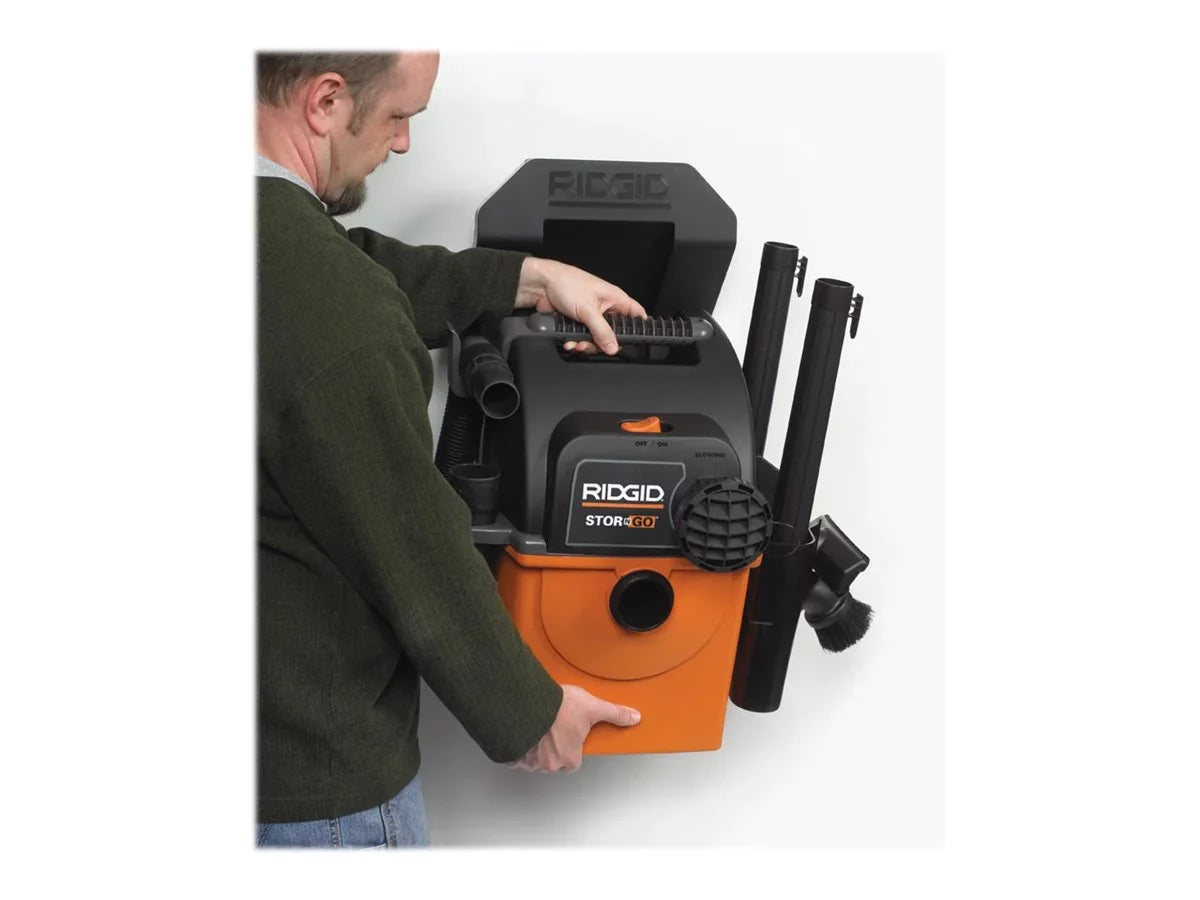 Vacuum - - Ridgid Orange Stor-N-Go WD5500 Handheld - Cleaner