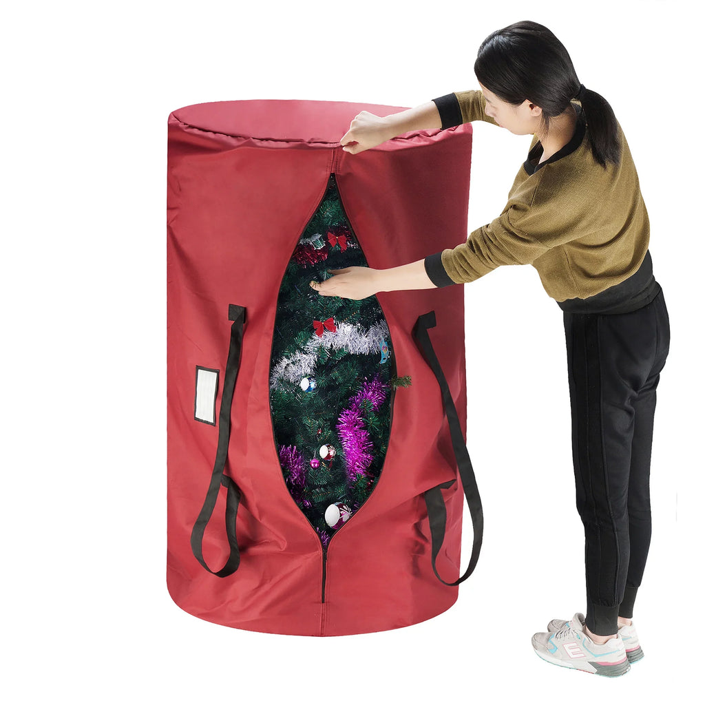 Storage Extra Totes 12 Canvas - ft. Large Tiny Tim - Tree Red 5700 Tree Bag - 83-DT5563 Christmas