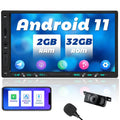 Android Wireless Auto Car 7 Apple WiFi Mirrorlink IPS GPS with Camera Screen Double Car Core Octa Inch Touch Carplay Stereo Backup Din Navigation Bluetooth Android DSP Radio G+G 11