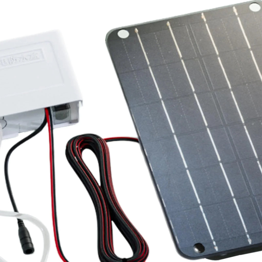 Solar for Aerator Pump Hydroponics Pump Powered Air Pond Air Pond Silent Solar Solar simhoa Pump,Aquarium Eco Oxygenator Friendly,6V