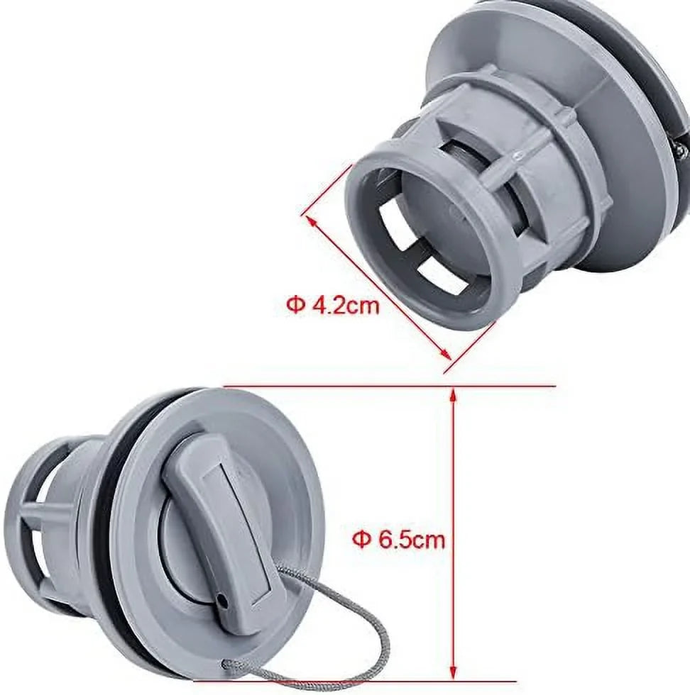 Air Dinghy Plugs Canoe Cap for Air Boat Gas Air Valve, Durable Boat Replacement Kayak Inflatable Valve