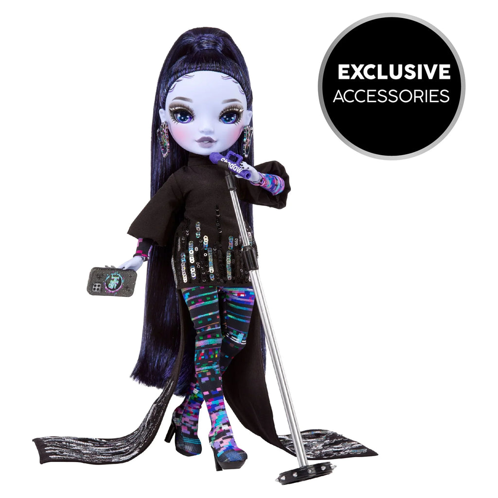 for Fashion Reina Colorful Glitch Fashionable Years Kids Crowne Gift High & 10+ Accessories. Doll. High & Collectors 4-12 Rainbow Play Outfit Shadow - Purple Great Old