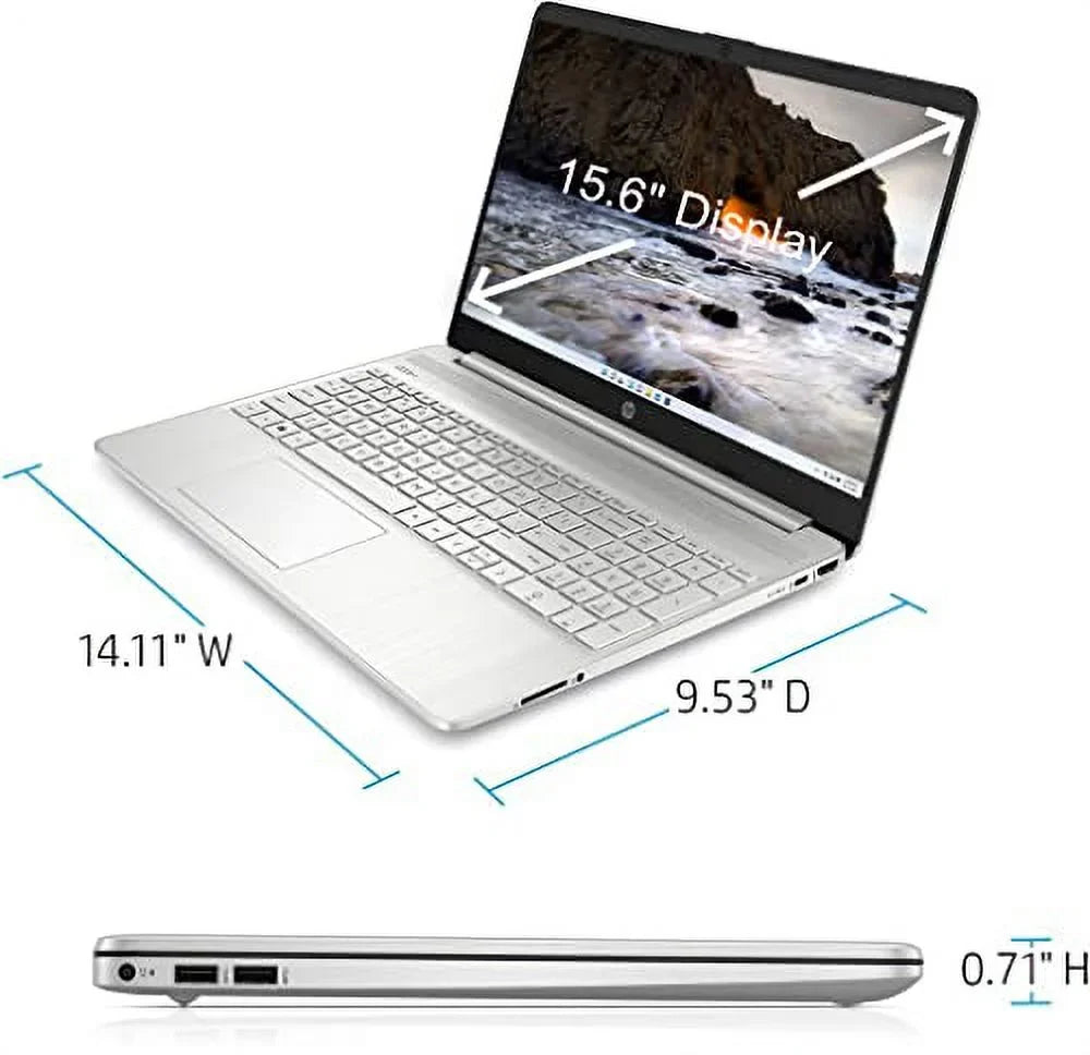 Laptop, RAM, Mode, Touchscreen Newest Silver 11 Core Xe i3-1115G4 Home Bluetooth, 15.6" Webcam, 32GB in SSD, 2023 Wi-Fi, Intel Windows HP Natural Graphics, 1TB Processor, Iris Display, Intel S