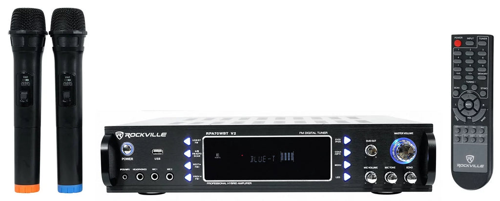 Ceiling JBL Receiver+2) 4) For 6.5" Restaurant/Bar/Cafe Mics Speakers+Bluetooth