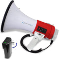 Leaders Battery, for Megaphone Good Bullhorn Speaker AC Microphone Detachable Coaches, w/ Charger, Built-In Rechargeable 75-Watt Technical a Soccer, Pro w/ Red Wall Trainers, Portable Cheer