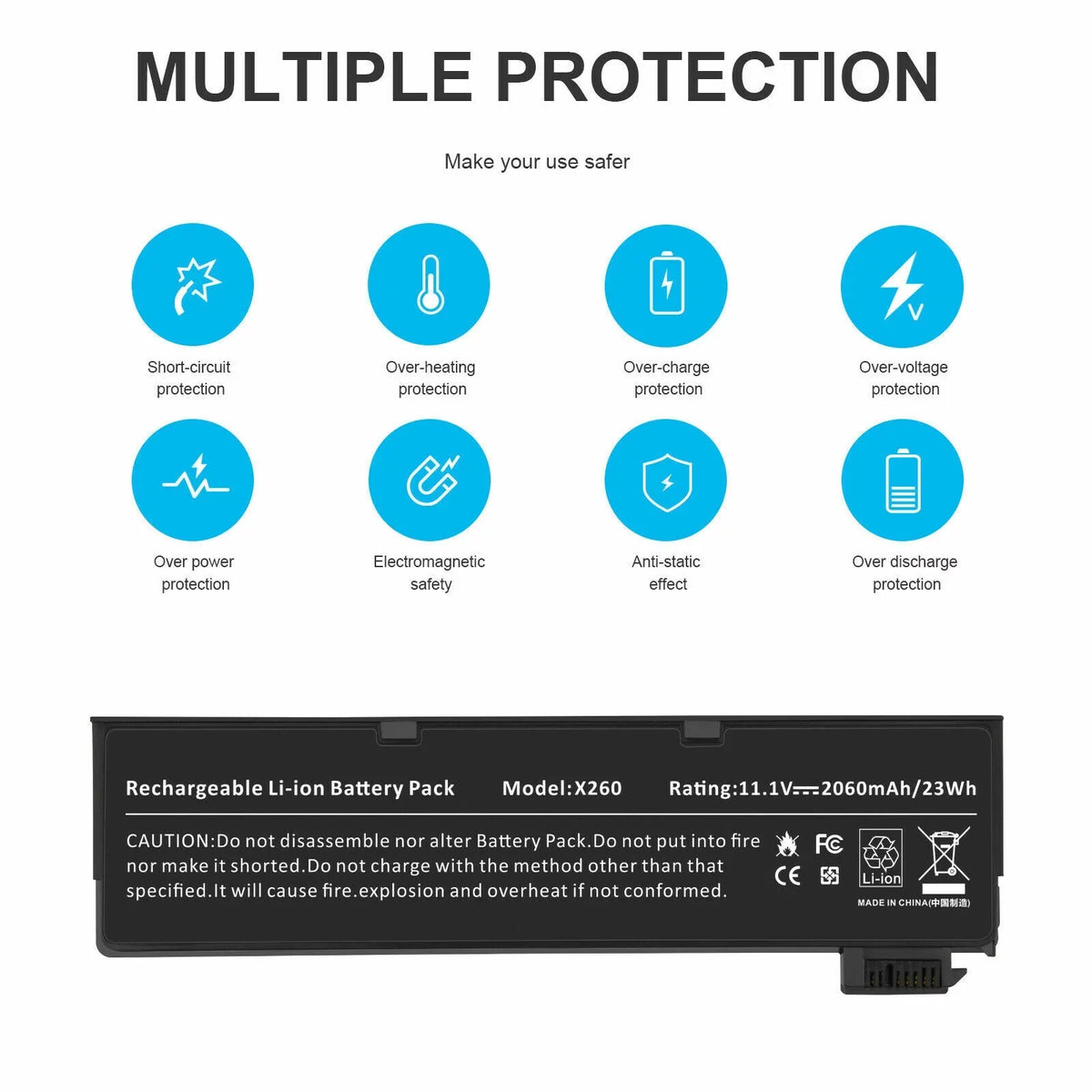 T470p For L460 T460p New T550 Lenovo 24Wh T440 ThinkPad L450 T460 Battery T450