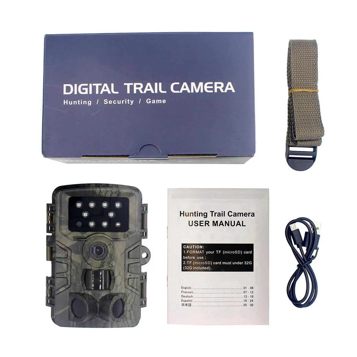 16MP .0" with Camera LCD Wide Night IR Lens Game LEDs degree 120 Water Angle Camera Mini Scouting Wildlife and Cam 1080P