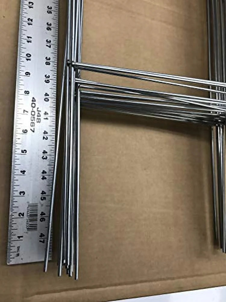 Use or Duty 50 10'' inch Stake Stake Wide, 30 x10 Pcs with Stake Signs, Double - Sign 5mm H-Frame - Heavy of 50 4mm (Pkg50StaKe30'') Wire Signs Stakes Tall Pack Corrugated 30'' Yard Metal
