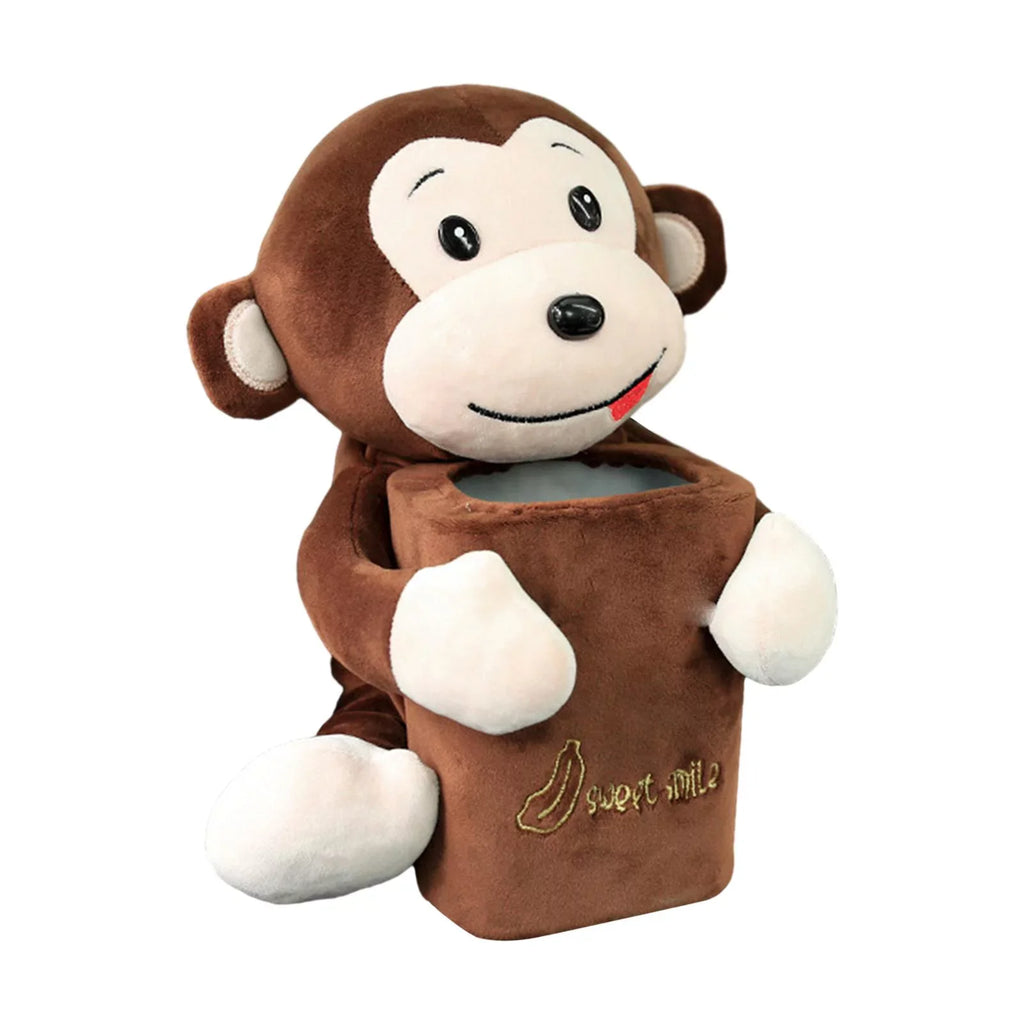 Comfortable in1 Accessories Tissue Cartoon Cute Box Animal Box 2 Vehicle Cartoon Holder Organizer for Monkey Home