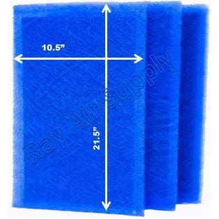 (3 Cleaner Refills Air Filter Pack) Dynamic Pads Supply 12x24 RayAir Replacement 12x24