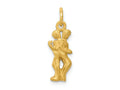 10 6 20 mm Gemini x Finejewelers Charm Zodiac Gold kt FJC Yellow