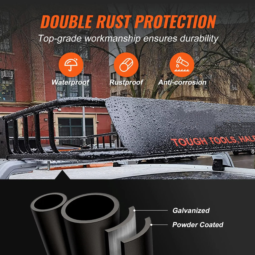 Capacity Truck Rack Car for BENTISM Holder Heavy Cargo 46"x36"x4.5" Duty LBS Basket Roof SUV 200 Top