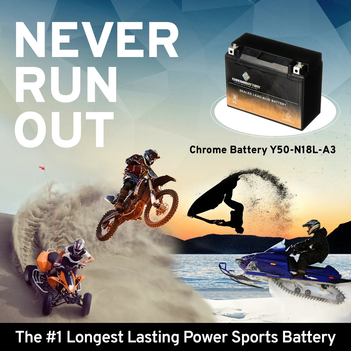 Gl1100 Chrome Volts,20 80-'83 1100cc for (50-n18l-a3 Motorcycle Battery Y50-n18l-a3 Battery Wing 260 12 Gold Cca) Honda Ah,