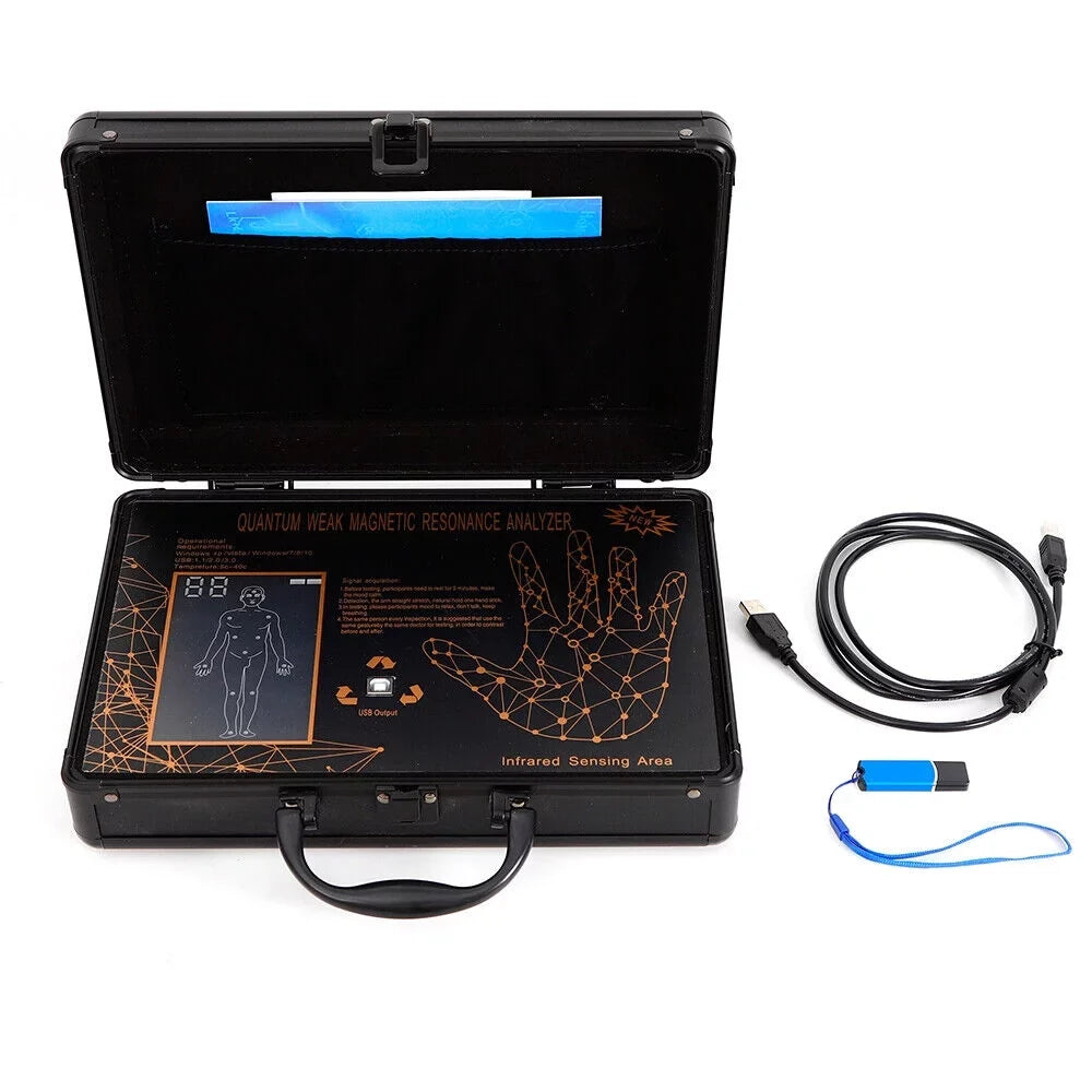 4.7.0 Quantum 6TH Resonance Analyzer Black Health Touch Hand TOOL1SHOoo Magnetic Body Body Analyzer