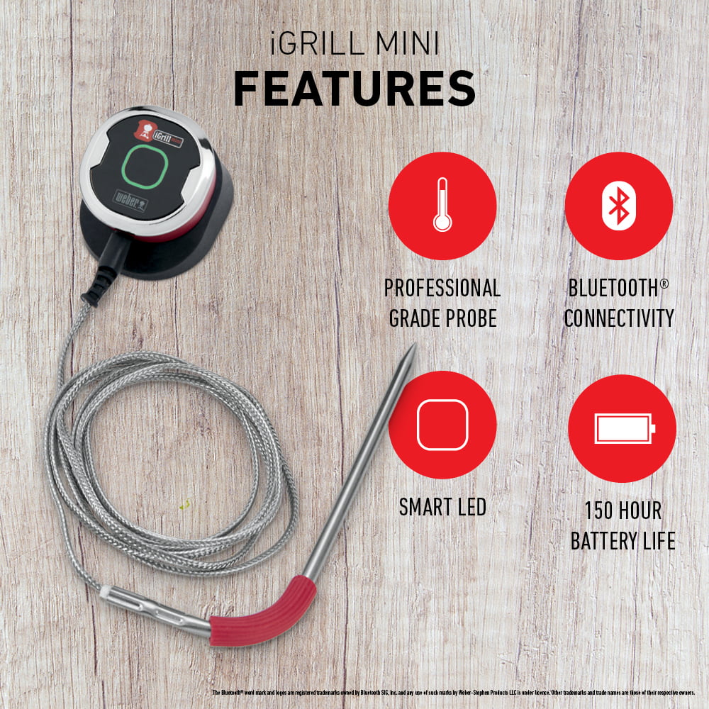 App-Connected Weber iGrill Mini Thermometer