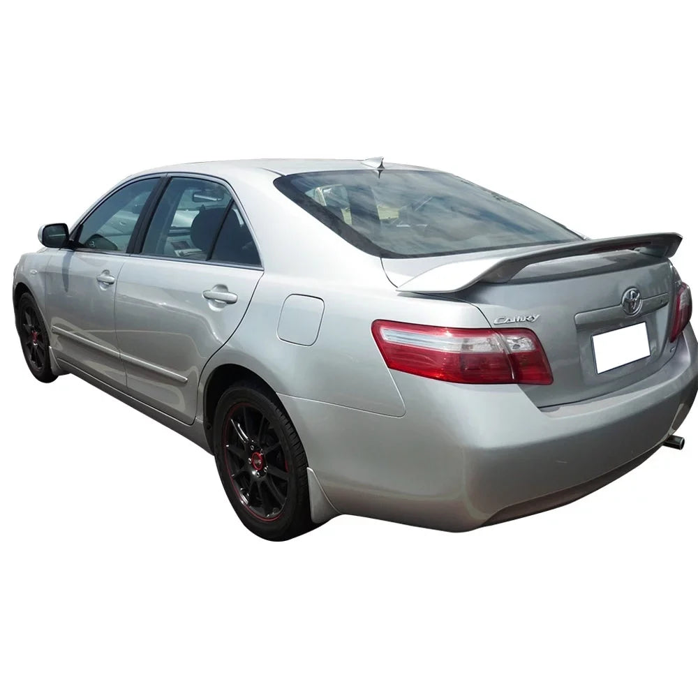 2010 Matte 2007 with 2011 Ikon Rear Camry 07-11 Trunk Black ABS Wing Plastics JDM Compatible 2008 Style 2009 Spoiler Motorsports Toyota