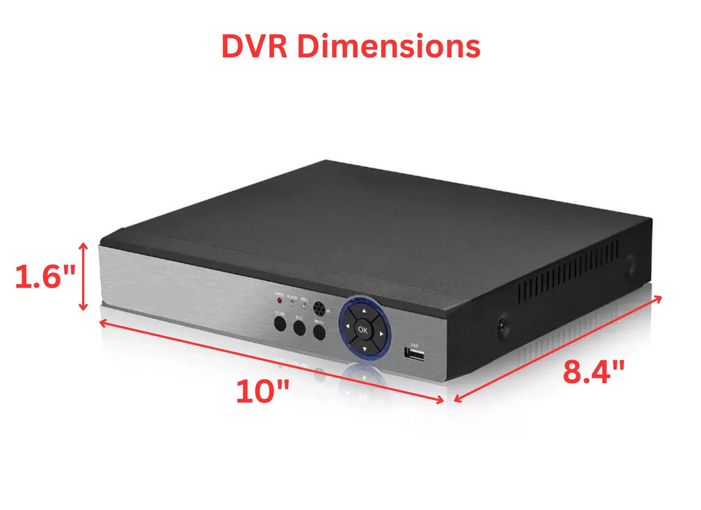 Hard Digital 8 H.265 2TB Hybrid Channel Drive HD Video CCTV DVR CVI Evertech Recorder Security AHD TVI Analog