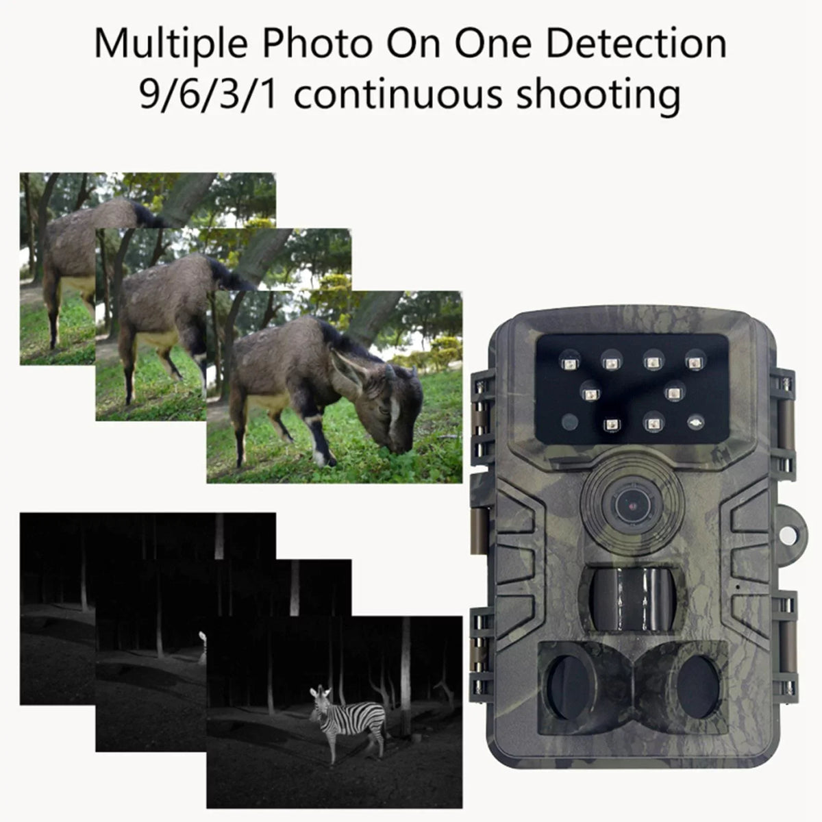 16MP .0" with Camera LCD Wide Night IR Lens Game LEDs degree 120 Water Angle Camera Mini Scouting Wildlife and Cam 1080P